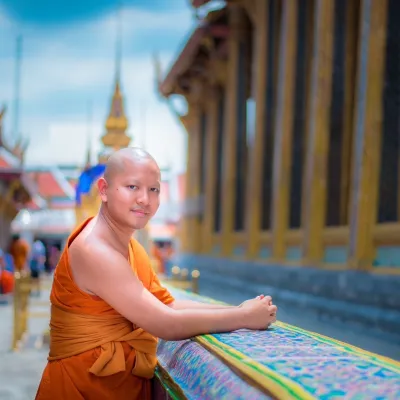 รูปของ สามเณรพิทักษ์ โยมไธสง